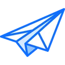 Free Paper Plane  Icon