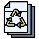 Free Paper Recycle  Icon