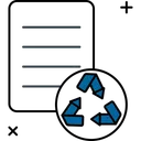 Free Paper Recycling Recycling Paper Trash Icon