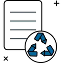 Free Paper Recycling Recycling Paper Trash Icon