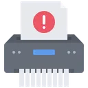 Free Destruction Document Violation Icon