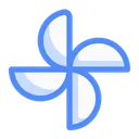 Free Paper Windmill Toy Pinwheel Icon
