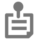 Free Papier Stecknadel Symbol
