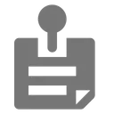 Free Papier Stecknadel Symbol