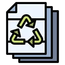 Free Papier recyceln  Icon