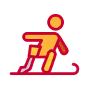 Free Para Snowboarding Snow Para Sports Icon