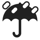 Free Con Lluvia Gotas Icono