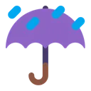Free Con Lluvia Gotas Icono