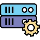 Free Parametre Du Serveur Configuration Du Serveur Parametre Reseau Icône