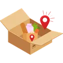 Free Parcel Delivery Delivery Package Icon