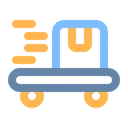Free Parcel Trolley  Icon
