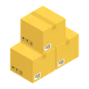 Free Parcels Cardboards Packages Icon