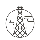 Free Paris City Building Icon