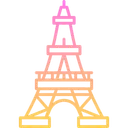Free Paris Eiffel Tower France Icon