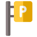 Free Parking Parking Sign Parking Area Icon