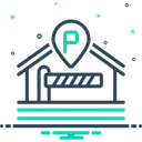 Free Parking Barrier Parking Barrier Icon