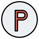 Free Parking Sign Road Icon