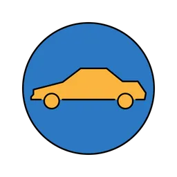 Free Parking Sign  Icon