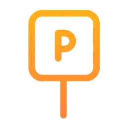 Free Parking Sign  Icon