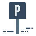 Free Parking Sign Information Icon