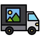 Free Truck Ads Advertisment Icon