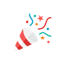 Free Party Poppers Symbol