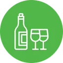 Free Party Feier Wein Icon