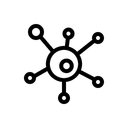 Free Particule Atome Molecules Icône