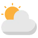 Free Cloud Sun Cloudy Icon