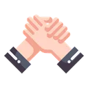 Free Partner Handshake Agreement Icon