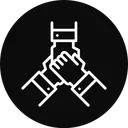 Free Partnerschaft  Symbol