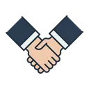 Free Partnerschaft Wahl Shakehand Symbol