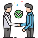 Free Partnership Deal Agreement Icon