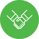 Free Partnership Deal Handshake Icon