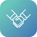 Free Partnership Deal Handshake Icon