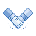 Free Partnership Collaboration Joint Icon