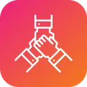 Free Partnership Deal Handshake Icon