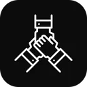 Free Partnership Deal Handshake Icon