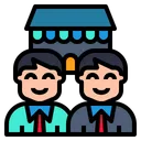 Free Partnership Partner Stockholder Icon