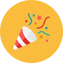 Free Party Poppers Icon