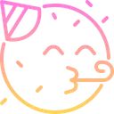 Free Emoji Party Smiley Icon