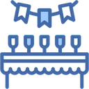 Free Party Table Garlands Icon