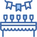Free Party Table Garlands Icon