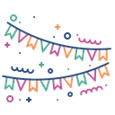 Free Party Popper Decoration Icon