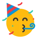 Free Partying Face Emotion Emoticon Icon