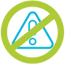 Free Pas De Dechets Dangereux Dangereux Pollution Icon