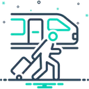 Free Passenger Train  Icon