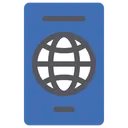 Free Passport Visa Important Document Icon