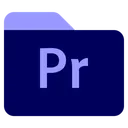 Free Adobe Premiere Pro Folder Premier Pro Pr Ícone