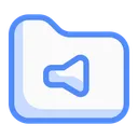 Free Pasta de áudio  Ícone